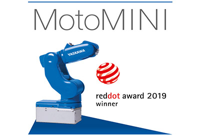 Yaskawa’s MotoMINI receives Distinction for High Design Quality in the Red Dot Award: Product Design 2019