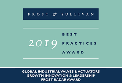 Emerson Commended by Frost & Sullivan for Its Comprehensive Portfolio of Final Control Technologies