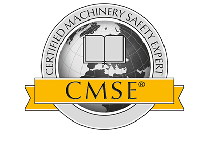 Become a CMSE ® – Certified Machinery Safety Expert!