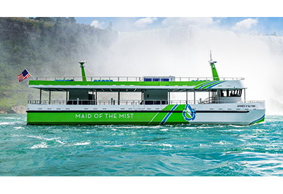 New All-Electric Niagara Falls Tour Ferries Powered by ABB Enter Service