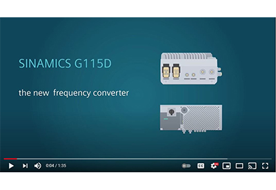 SINAMICS G115D – The New Distributed Drive System