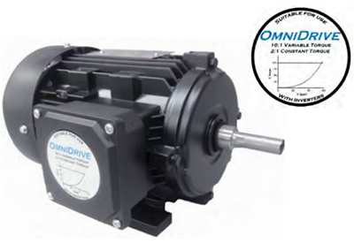 OmniDrive: 56 & 56HZ Frame Three Phase Motors, Aluminum Frame TEFC