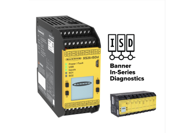 Expandable Safety Controller Now Available with Banner In-Series Diagnostics
