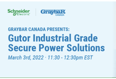 Gutor Takes Secure Power Beyond the UPS Webinar March 3, 2022, 11:30-12:30pm EST