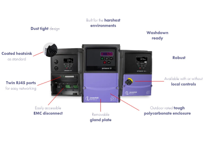 Introducing the IP66/NEMA 4X Variable Frequency Drives from Invertek