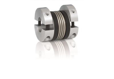 R+W’s Bellows Coupling with Fully Split Clamping Hubs – Model BKH