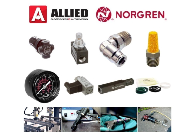 DCS Allied Electronics Supplies More Than 1600 Ready to Ship Products from Norgren 1 400