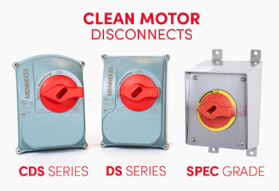 DCS Three Motor Disconnects Featuring Industry Standard Mounting from MENNEKES 1 400x275