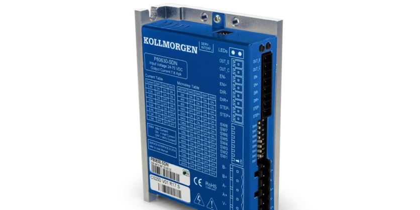 Kollmorgen launches the advanced P8000 series with the new P80630-SDN Stepper Drive