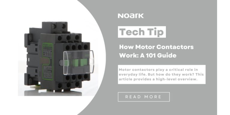 Motor contactors are electrical switches used as means of control, connecting or disconnecting electric motors and other load devices to the power supply. They are typically designed for normally open contacts, which ensures the load disconnects whenever the coil of the contactor de-energizes. Because this interrupts heavy motor currents, arcing must be suppressed and controlled with an arc extinguishing device, which functions alongside the contactor’s electromagnetic and control systems. For those wondering, “How does a motor contactor work?”, Noark Electric will explain how these components function together to connect electric motors safely and efficiently.