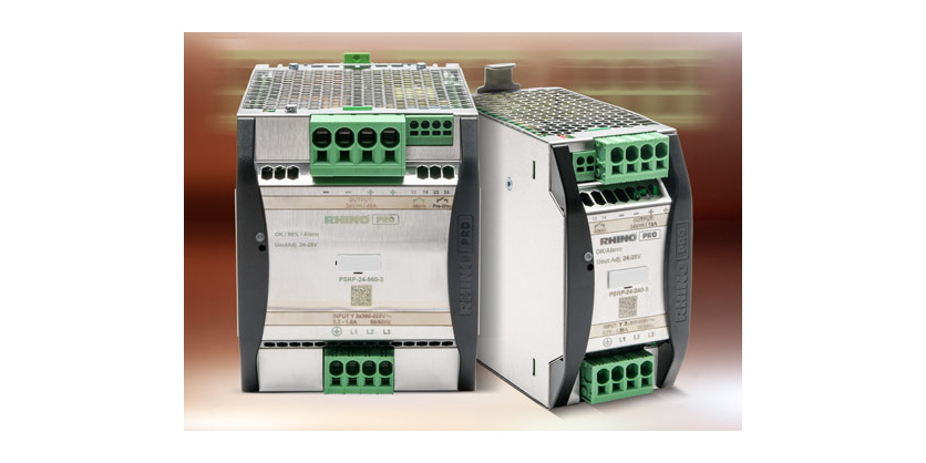RHINO PSRP and PSRT Series Switch-Mode Power Supplies from AutomationDirect