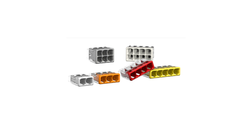 WAGO 2773 Series Connectors for Solid and 7-Stranded Conductors