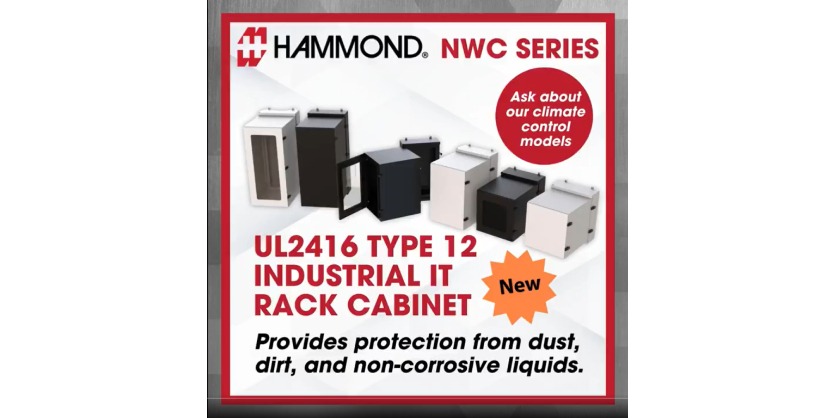 New NWC Series Swing-Out Industrial Wall Mount Rack Cabinet