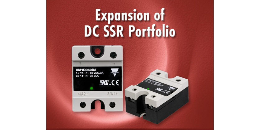 Expansion of DC SSR Portfolio: 3 Amp SSR for up to 60VDC