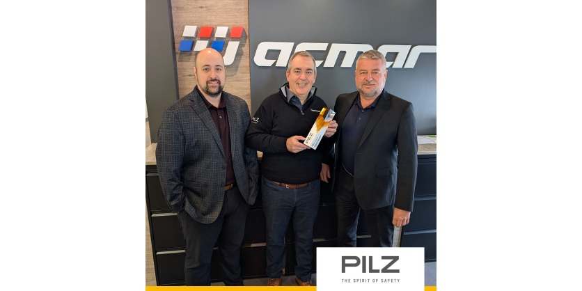 Jacmar Awarded Distributor of the Year 2024 by Pilz Canada