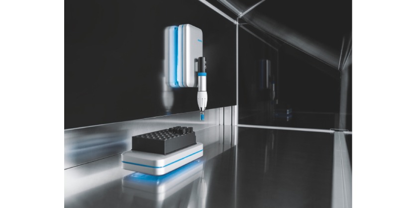 SupraMotion - Festo Offering Solutions for Contactless Handling and Weighing of Samples in Clean Environments