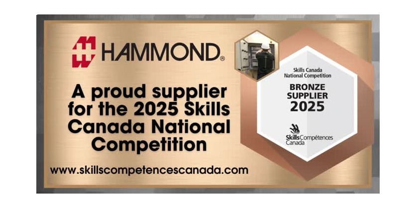 Hammond Manufacturing Is a Proud Supplier for the 2025 Skills Canada National Competition