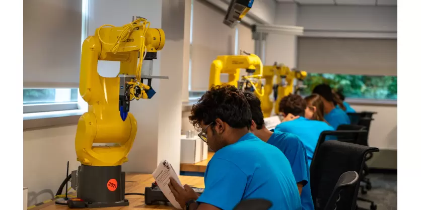SCARA Robot Automation for Powder Metal Sintering