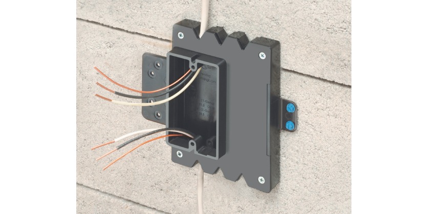 Arlington's Low Profile Furred Wall Box™ Saves Time!